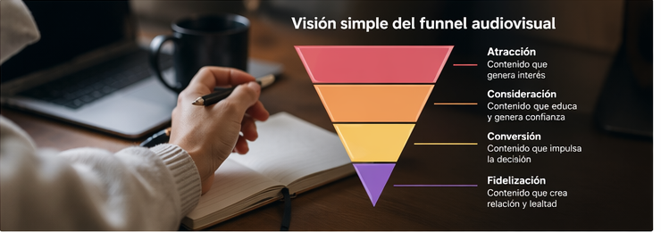 Beneficios del marketing audiovisual en el funnel de conversión